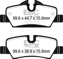Carregar imagem no visualizador da galeria, EBC 14+ Mini Hardtop 1.5 Turbo Cooper Redstuff Rear Brake Pads