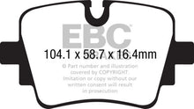 Load image into Gallery viewer, EBC 13+ Jaguar F-Type (Cast Iron Rotors Only) 3.0 Supercharged (340) Yellowstuff Rear Brake Pads