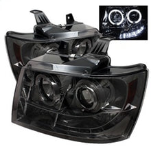 Carregar imagem no visualizador da galeria, Spyder Chevy Suburban 1500 07-14 Projector Headlights LED Halo LED Smke PRO-YD-CSUB07-HL-SM