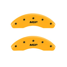 Carregar imagem no visualizador da galeria, MGP 2 Caliper Covers Engraved Front MGP Yellow Finish Black Characters 2004 Toyota Tacoma
