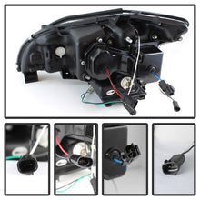 Carregar imagem no visualizador da galeria, Spyder Lexus RX330 2004-2006 Projector Headlights Halogen Model- DRL LED Blk PRO-YD-LRX35004-DRL-BK