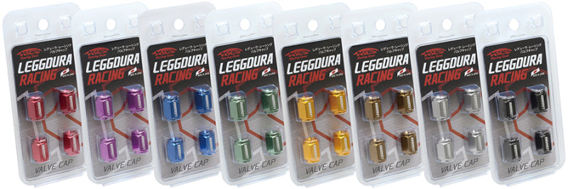 Project Kics Leggdura Racing Valve Cap - Red