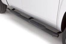 Carregar imagem no visualizador da galeria, Lund 2019 Chevy Silverado 1500 Crew Cab 4in. Oval Curved Steel Nerf Bars - Black