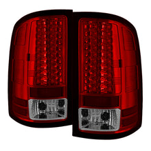 Carregar imagem no visualizador da galeria, Spyder GMC Sierra 07-13 (Not 3500 Dually 4 Rear Wheels)LED Tail Lights Red Clear ALT-YD-GS07-LED-RC