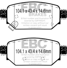 Carregar imagem no visualizador da galeria, EBC 2017+ Mazda 3 2.0L Ultimax2 Rear Brake Pads