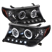 Carregar imagem no visualizador da galeria, Spyder Toyota Land Cruiser 08-11 Projector Headlights LED Halo LED Blk PRO-YD-TLAND08-HL-BK