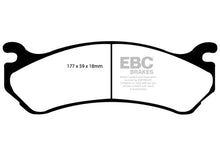 Carregar imagem no visualizador da galeria, EBC 02 Cadillac Escalade 5.3 (Akebono rear caliper) Yellowstuff Front Brake Pads