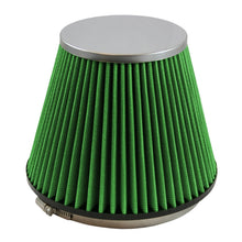 Load image into Gallery viewer, Green Filter Cone Filter - ID 6in. / Base 7.5in. / Top 4.75in. / H 4in.
