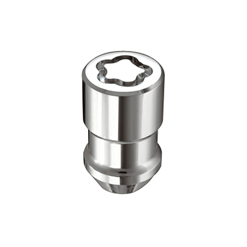 Conjunto de contraporcas de roda McGard - 4 unidades. (Assento Cone) 1/2-20 / 3/4 e 13/16 Hex Duplo / 1,46 pol. Comprimento - Cromado