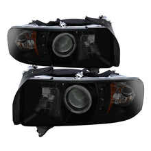 Carregar imagem no visualizador da galeria, Spyder Dodge Ram 1500 94-01 Sport Projector Headlights LED Halo LED Blk Smke PRO-YD-DR94-HL-AM-BSM