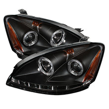 Carregar imagem no visualizador da galeria, Spyder Nissan Altima 02-04 Projector Headlights Halogen Model- LED Halo LED Blk PRO-YD-NA02-HL-BK