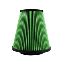 Load image into Gallery viewer, Green Filter Cone Filter - ID 4.5in. / Base 7.87in. / Top 4.75in. / H 8in.