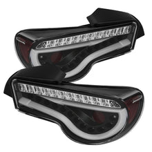 Carregar imagem no visualizador da galeria, Spyder Scion FRS 12-14/Subaru BRZ 12-14 Light Bar LED Tail Lights Black ALT-YD-SFRS12-LBLED-BK