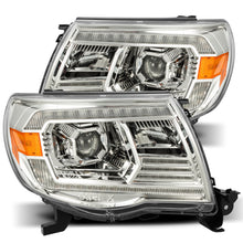 Carregar imagem no visualizador da galeria, AlphaRex 05-11 Toyota Tacoma LUXX LED Projector Headlights Plank Style Chrome w/Activation Light/DRL