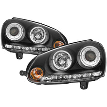 Carregar imagem no visualizador da galeria, Spyder Volkswagen GTI 06-09/Jetta 06-09 Halogen Model Only - LED Halo DRL Black PRO-YD-VG06-HL-BK
