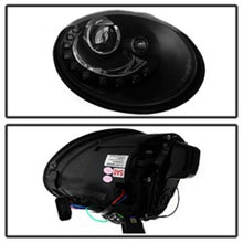 Carregar imagem no visualizador da galeria, Spyder Volkswagen Beetle 06-10 Projector Headlights DRL LED Black PRO-YD-VB06-DRL-BK