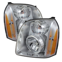 Carregar imagem no visualizador da galeria, Xtune GMC Yukon Denali 07-14/Yukon Xl Denali 07-14 10-14 Crystal Headlights Chrome HD-JH-GYD07-AM-C