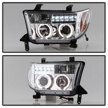 Carregar imagem no visualizador da galeria, Spyder Toyota Tundra 07-13 Projector Headlights LED Halo LED Chrm PRO-YD-TTU07-HL-C