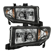 Carregar imagem no visualizador da galeria, Xtune Honda Ridgeline 06-13 Crystal Headlights Black HD-JH-HRID06-AM-BK