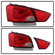 Load image into Gallery viewer, xTune 14-18 Chevy Impala (Excl 14-16 Limited) LED Tail Lights - Red Clear (ALT-JH-CIM14-LBLED-RC)