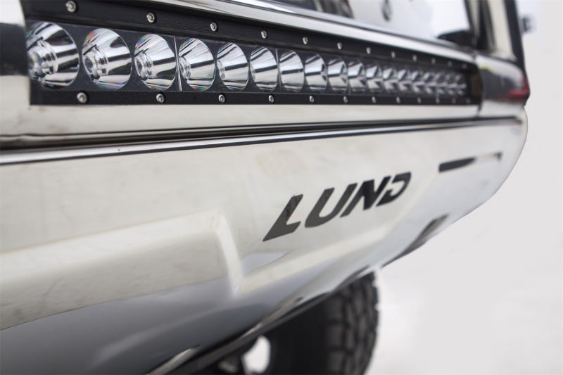Lund 10-17 Dodge Ram 2500 Bull Bar w/Led Light Bar - Polished
