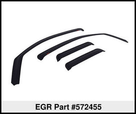 EGR 02-08 Dodge F/S Pickup Quad Cab In-Channel Window Visors - Set of 4 - Matte (572455)