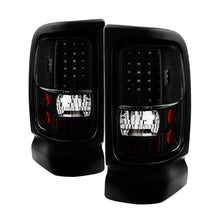 Carregar imagem no visualizador da galeria, Xtune Dodge Ram 1500 94-01 C-Shape LED Tail Lights Black ALT-ON-DRAM94-G2-LED-BK