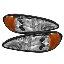 Carregar imagem no visualizador da galeria, Xtune Pontiac Grand Am 99-05 Crystal Headlights Chrome HD-JH-PGAM99-AM-C