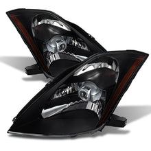 Carregar imagem no visualizador da galeria, Xtune Nissan 350Z 03-05 Crystal Headlights Xenon/Hid Model Only Black HD-JH-N350Z-HID-BK