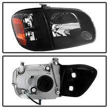 Carregar imagem no visualizador da galeria, Xtune Toyota Tundra Double Cab 05-06 OEM Style Headlights &amp; Corner Lights Black HD-JH-TTUN05-AM-BK