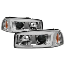 Carregar imagem no visualizador da galeria, Spyder GMC Sierra 1500/2500/3500 99-06 V2 Projector Headlights - DRL - Chrome PRO-YD-CDE00V2-LB-C