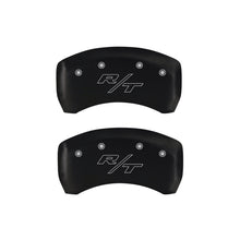 Carregar imagem no visualizador da galeria, MGP 4 Caliper Covers Engraved Front Block/Challenger Engraved Rear Vintage Style/RT Red fnsh slvr ch