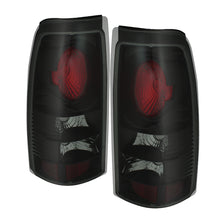 Carregar imagem no visualizador da galeria, Spyder Chevy Silverado 1500 99-02 (Not Fit Stepside) Euro Style Tail Lights Blk Smke ALT-YD-CS99-BSM