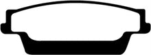 Load image into Gallery viewer, EBC 06-07 Cadillac CTS 2.8 (Sports Suspension) Greenstuff Rear Brake Pads