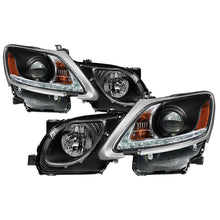 Carregar imagem no visualizador da galeria, Spyder Lexus GS 300 / 350 / 450 06-11 Headlights - HID Model Only - Black PRO-YD-LG06-HID-DRL-BK