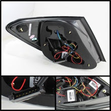Carregar imagem no visualizador da galeria, Spyder Mercedes Benz W204 C-Class 08-11 LED Tail Lights Incandescent - Smke ALT-YD-MBZC08-LED-SM