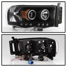 Carregar imagem no visualizador da galeria, Spyder Dodge Ram 1500 02-05/Ram 2500 03-05 Projector Headlights LED Halo LED Blk PRO-YD-DR02-HL-BK