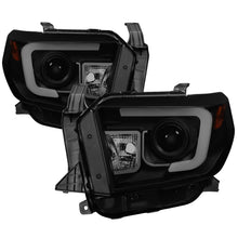 Carregar imagem no visualizador da galeria, Spyder Toyota Tundra 2014-2016 Projector Headlights Light Bar DRL Black Smoke PRO-YD-TTU14-DRL-BSM