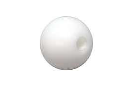 Torque Solution Delrin 50mm Botão de mudança branco redondo: Universal 10x1,25