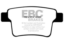 Carregar imagem no visualizador da galeria, EBC 04-07 Ford Five Hundred 3.0 Yellowstuff Rear Brake Pads