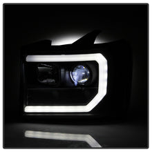 Carregar imagem no visualizador da galeria, Spyder GMC Sierra 1500/2500/3500 07-13 Denali 08-13 LED Headlights Blk PRO-YD-GS07V2PL-BK