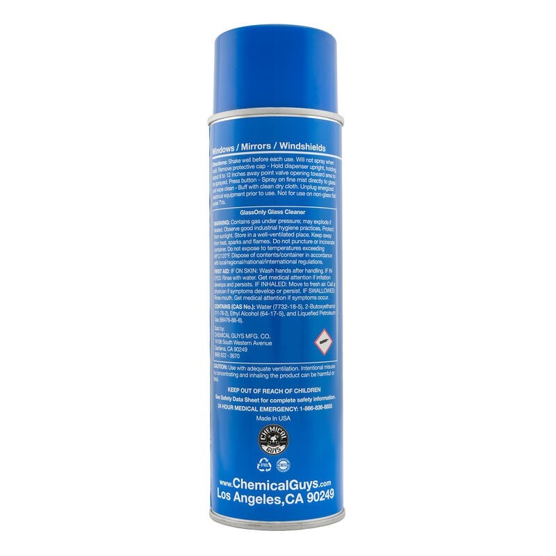 Chemical Guys Glass Only Foaming Aerosol Glass Cleaner - 1 Can (P6)