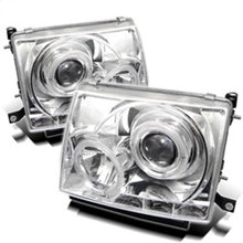 Carregar imagem no visualizador da galeria, Spyder Toyota Tacoma 97-00 Projector Headlights LED Halo LED Chrome High H1 Low H1 PRO-YD-TT97-HL-C