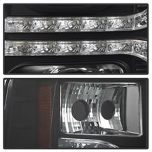 Carregar imagem no visualizador da galeria, Spyder Chevy Silverado 1500 07-13 V2 Projector Headlights - LED DRL - Black PRO-YD-CS07V2-DRL-BK