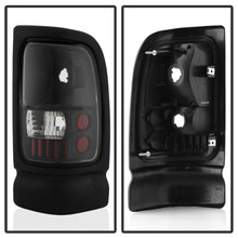 Carregar imagem no visualizador da galeria, Xtune Dodge Ram 1500/2500/3500 94-01 Euro Style Tail Lights Black ALT-ON-DRAM94-BK