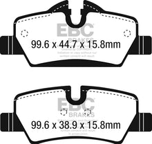 Carregar imagem no visualizador da galeria, EBC 14+ Mini Hardtop 1.5 Turbo Cooper Redstuff Rear Brake Pads