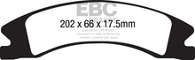 Load image into Gallery viewer, EBC 15+ Cadillac Escalade Ext/Esv 6.2 2WD Ultimax2 Front Brake Pads