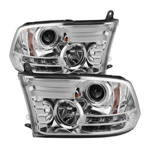 Carregar imagem no visualizador da galeria, Spyder Dodge Ram 09-12 Projector Headlights Light Bar DRL Chrome PRO-YD-DR09-LBDRL-C