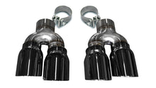 Carregar imagem no visualizador da galeria, Corsa 16-18 Cadillac ATS 3.6T 4in Inlet / 4in Outlet Twin Black Tip Kit (For Corsa Exhaust Only)