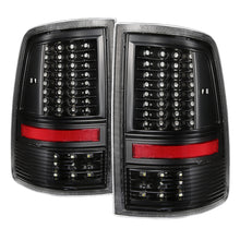 Carregar imagem no visualizador da galeria, Xtune Dodge Ram 1500 09-14 LED Tail Lights Incandescent Model Only Black ALT-JH-DR09-LED-G2-BK